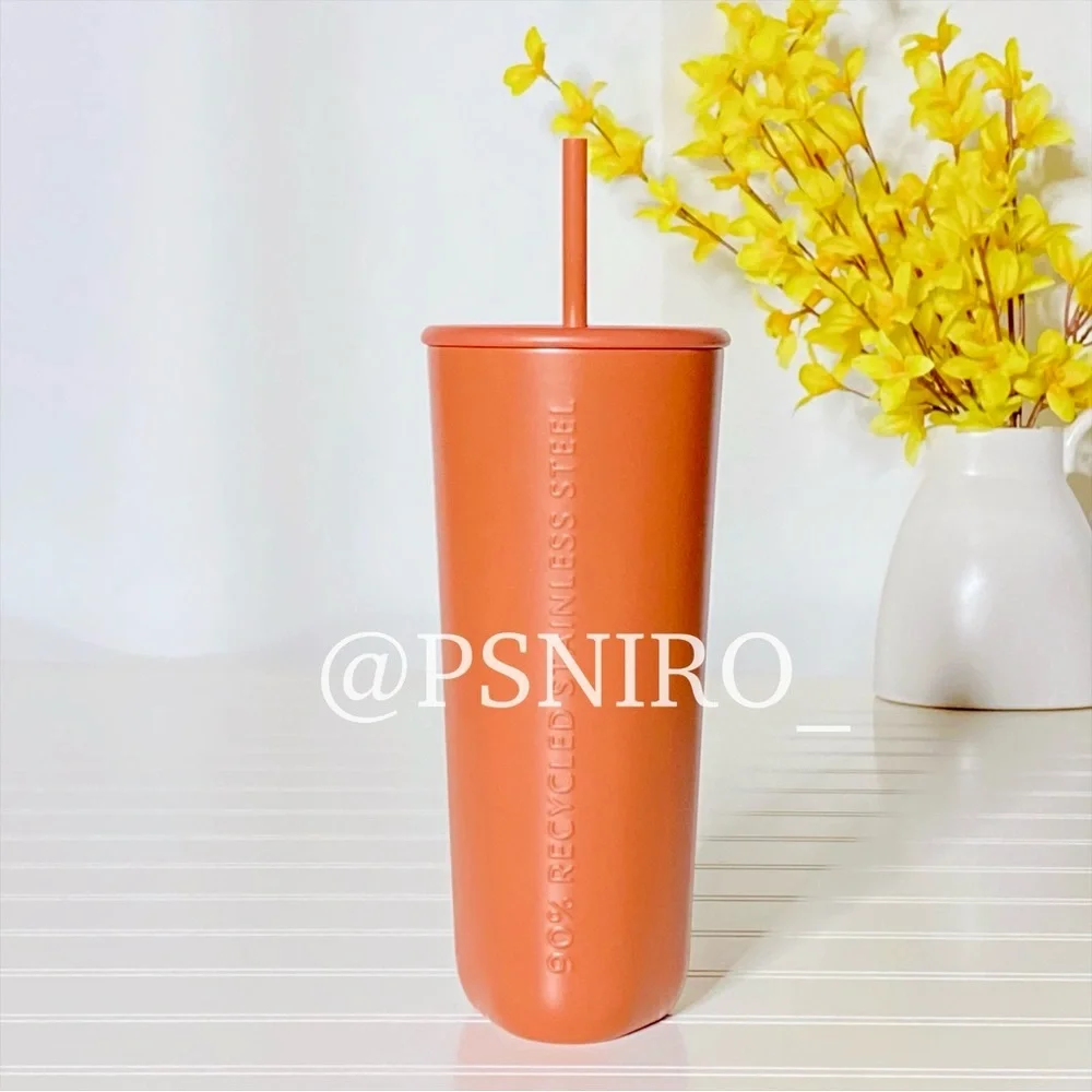 Starbucks 2024 Recycled Terracotta Triangle Tumbler Venti 24oz